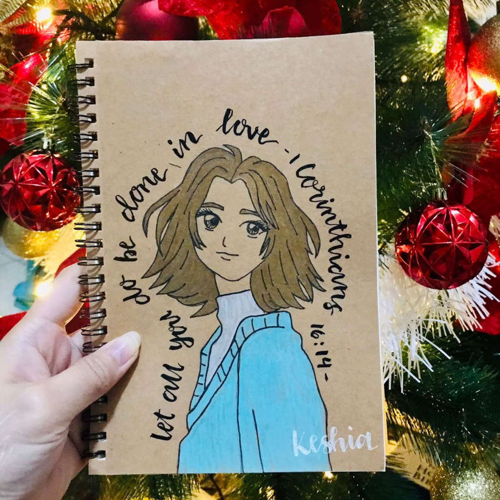 Customized A5 Notebook – Add Your Life Verse & Name (Handmade)