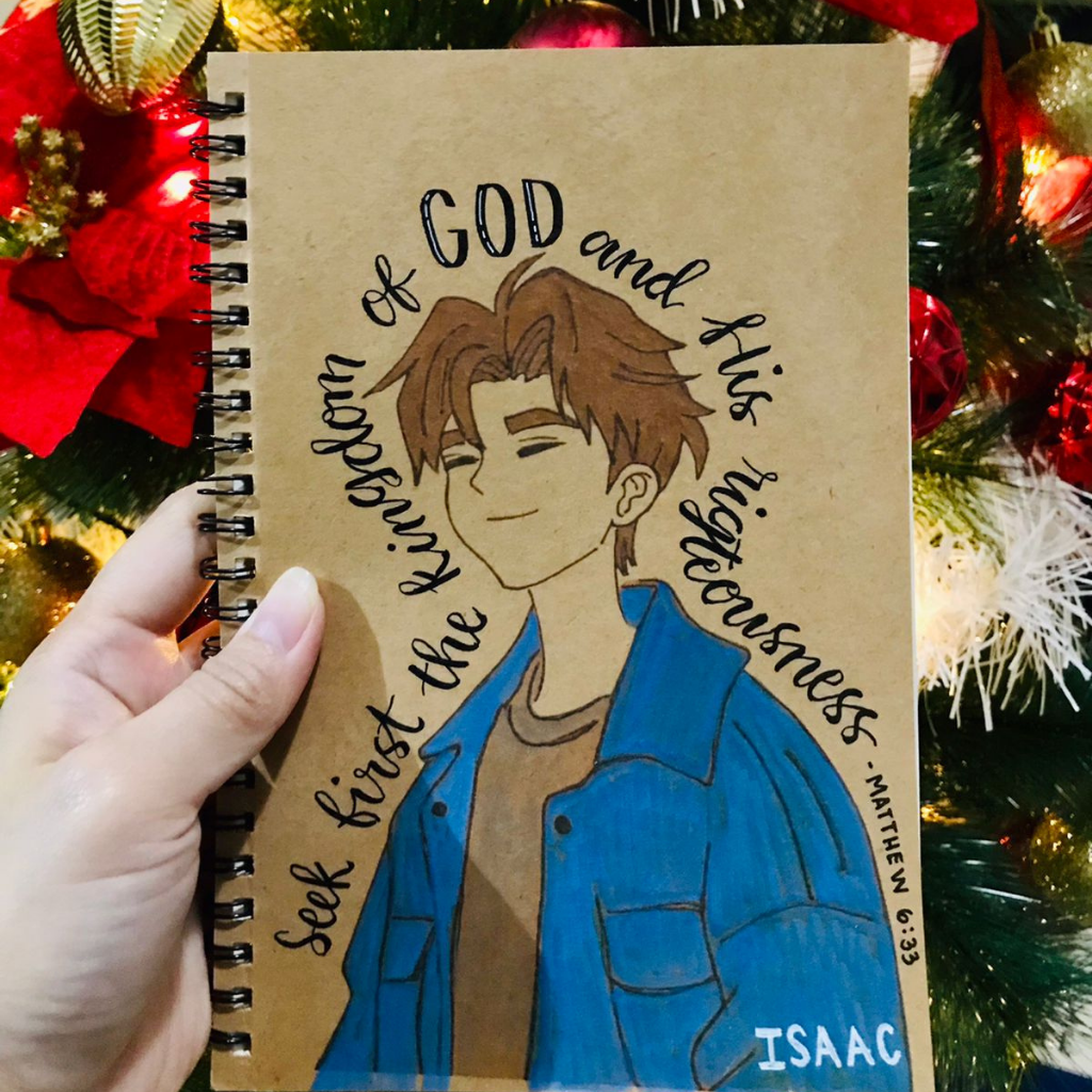 Customized A5 Notebook – Add Your Life Verse & Name (Handmade)