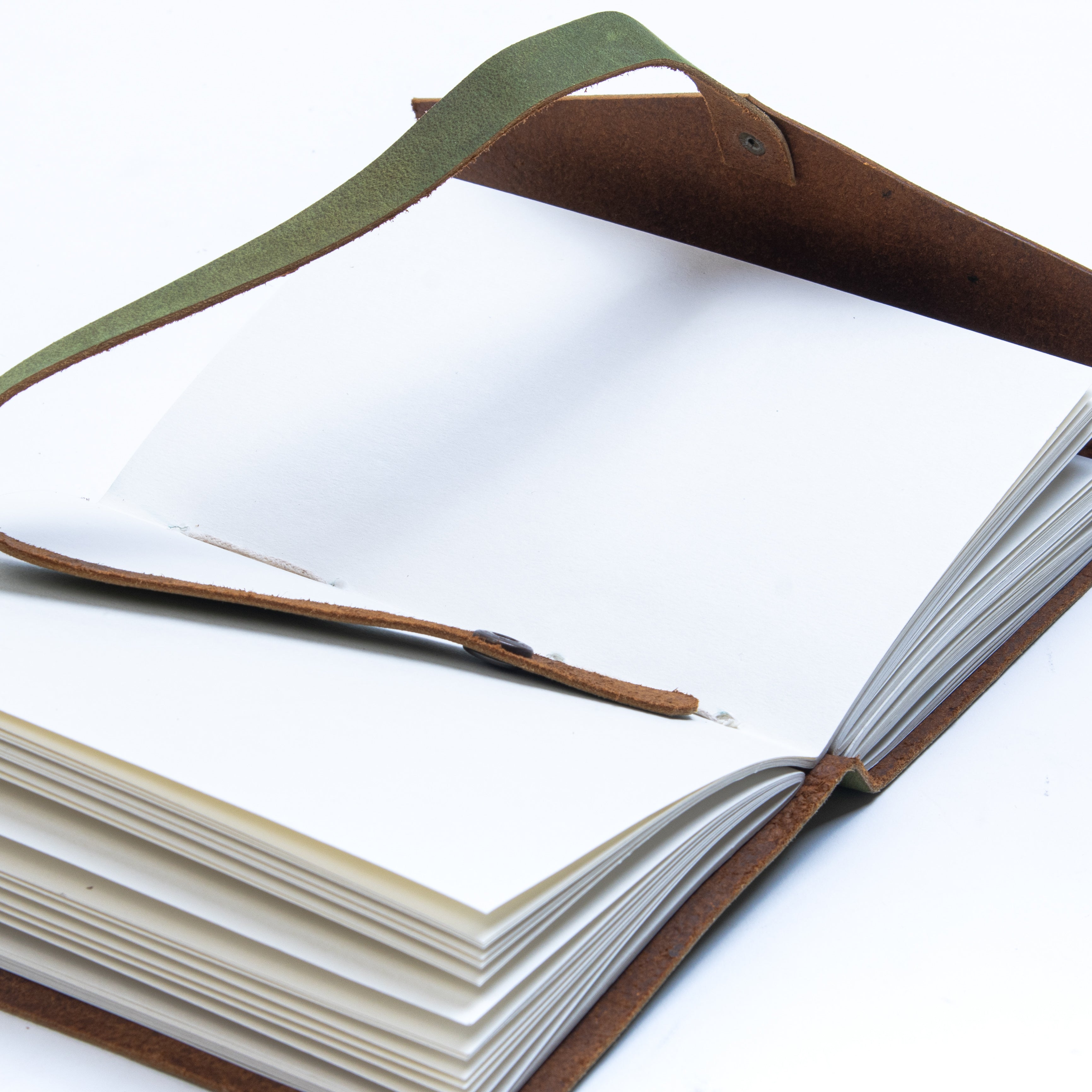 Vintage Leather Journal Diary with Belt