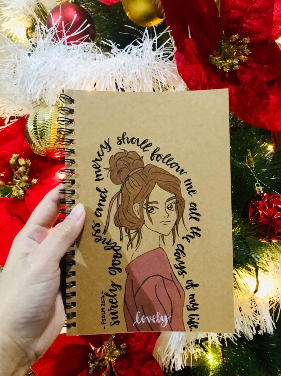 Customized A5 Notebook – Add Your Life Verse & Name (Handmade)