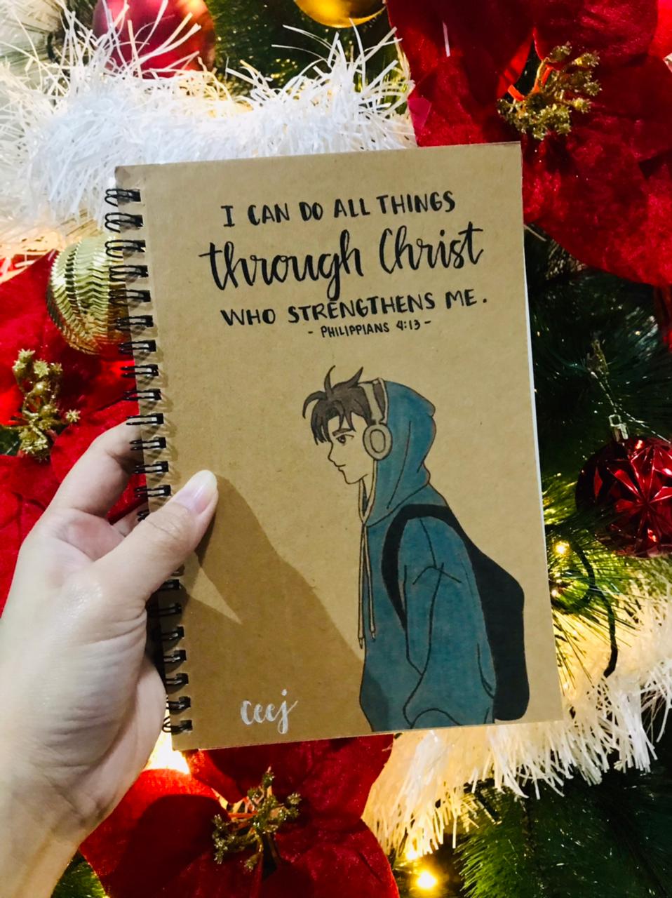 Customized A5 Notebook – Add Your Life Verse & Name (Handmade)