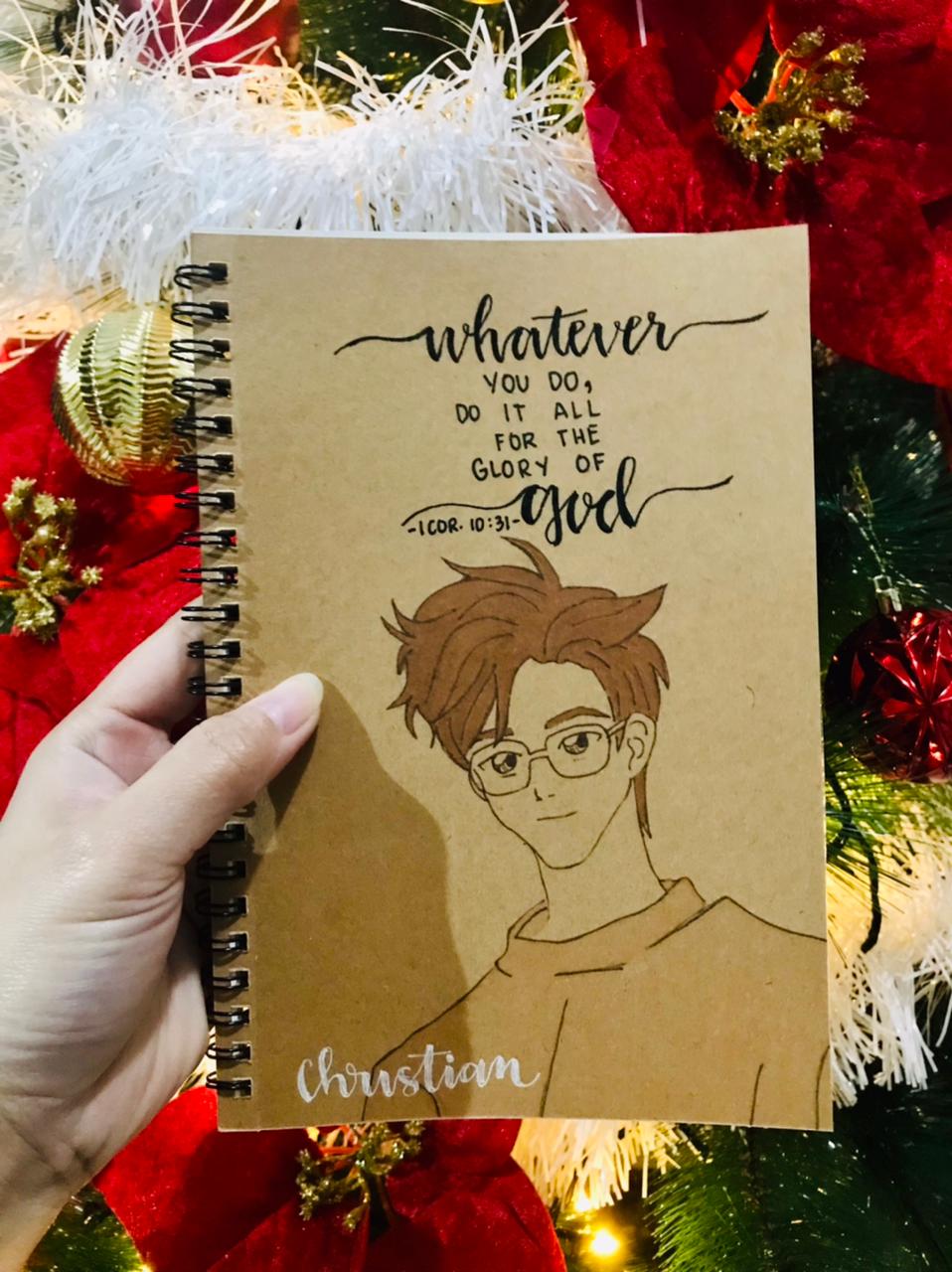 Customized A5 Notebook – Add Your Life Verse & Name (Handmade)