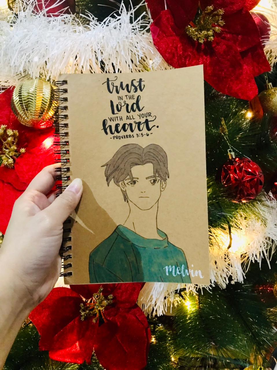 Customized A5 Notebook – Add Your Life Verse & Name (Handmade)