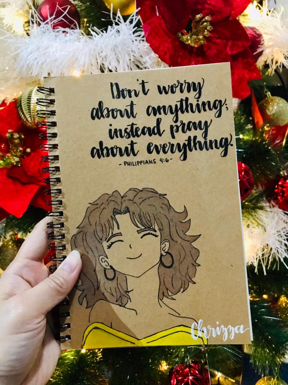 Customized A5 Notebook – Add Your Life Verse & Name (Handmade)