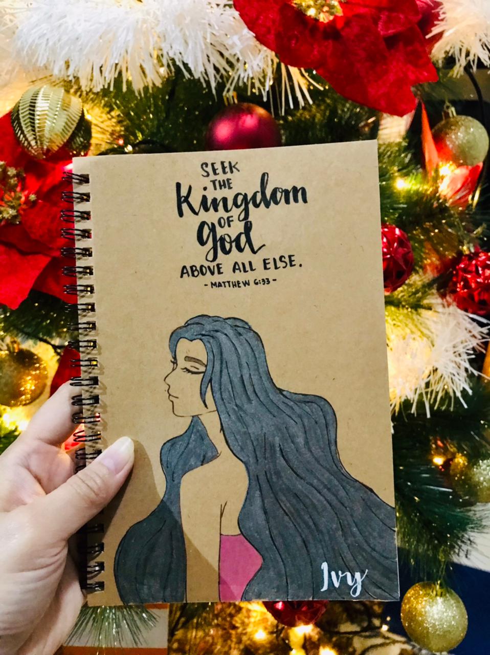 Customized A5 Notebook – Add Your Life Verse & Name (Handmade)