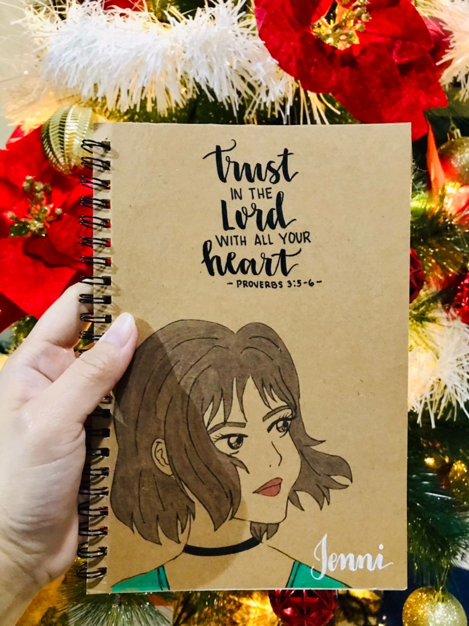 Customized A5 Notebook – Add Your Life Verse & Name (Handmade)