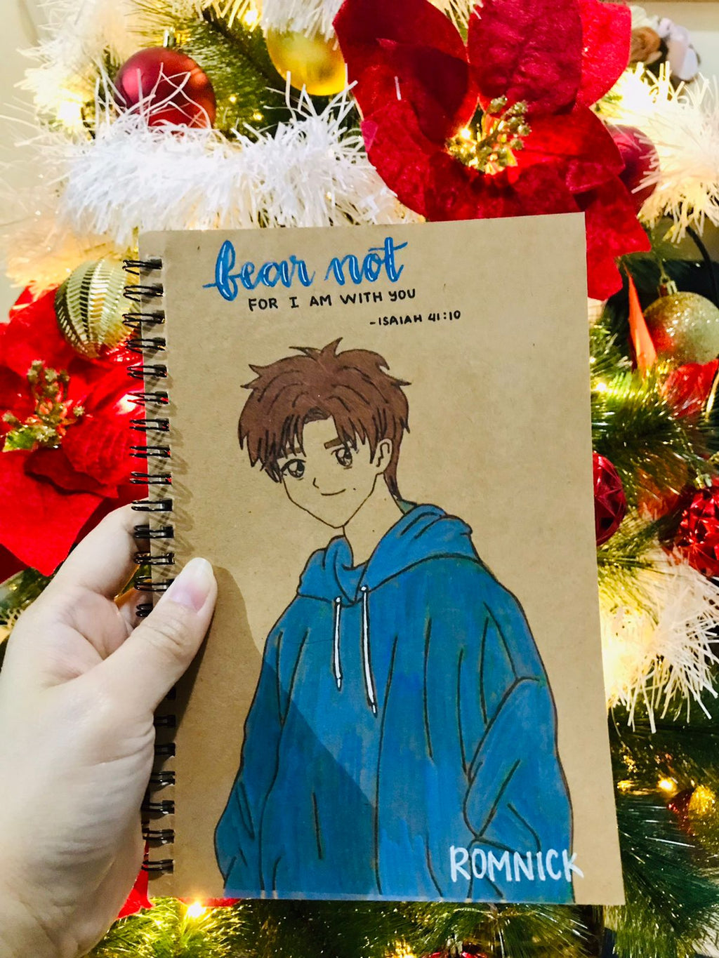 Customized A5 Notebook – Add Your Life Verse & Name (Handmade)