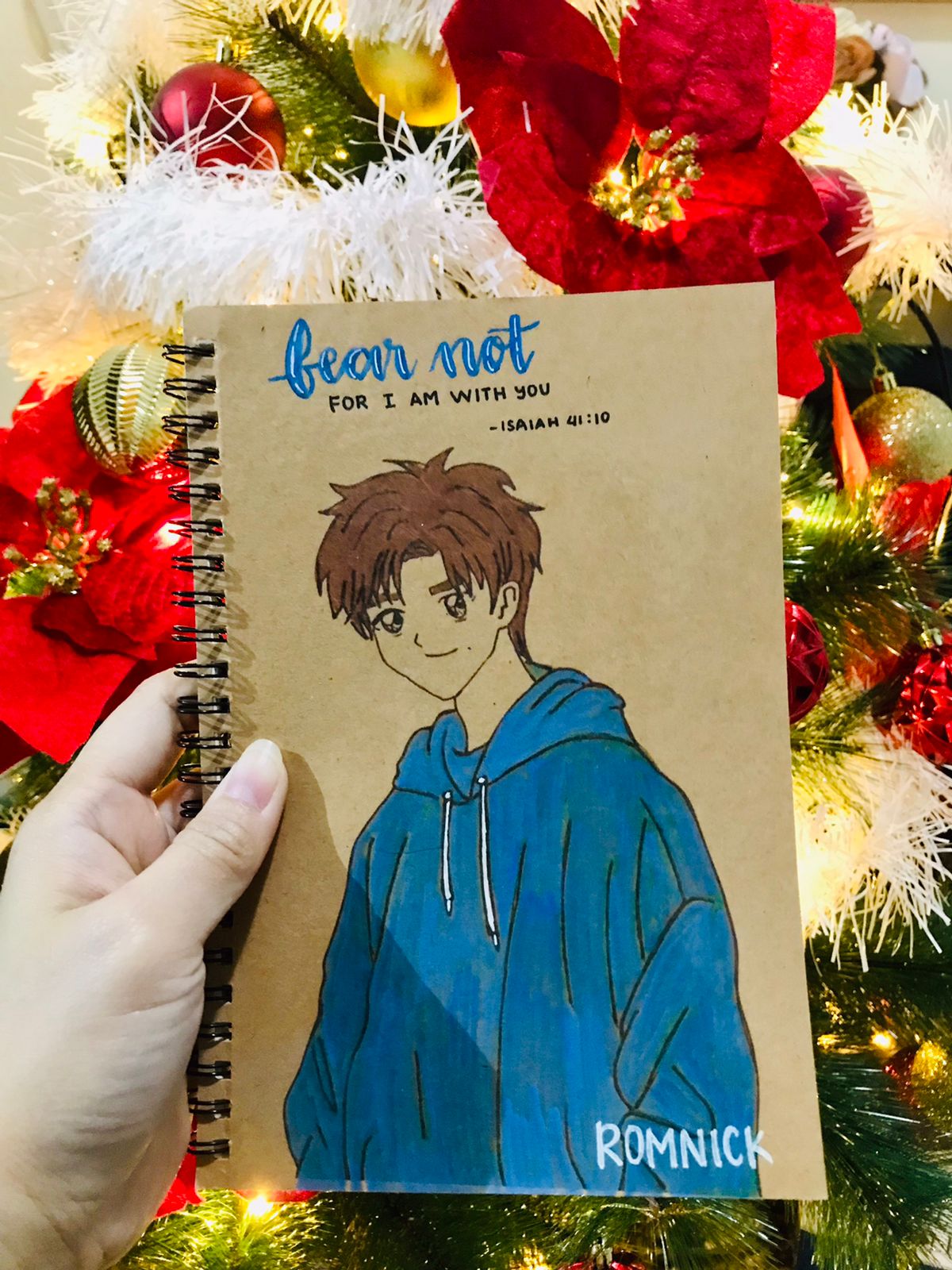 Customized A5 Notebook – Add Your Life Verse & Name (Handmade)