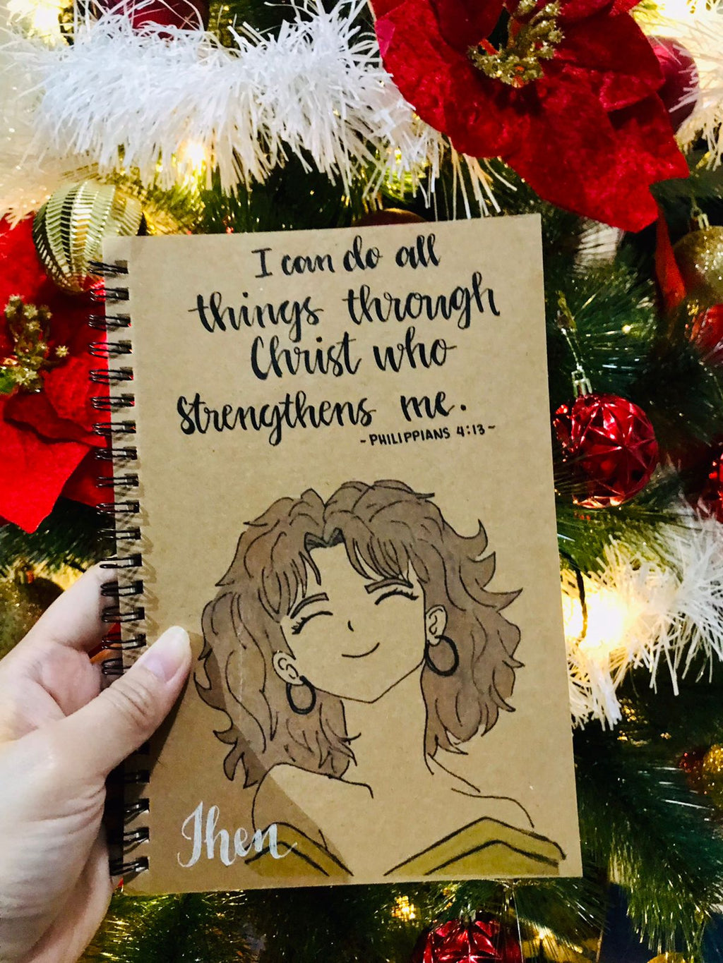 Customized A5 Notebook – Add Your Life Verse & Name (Handmade)