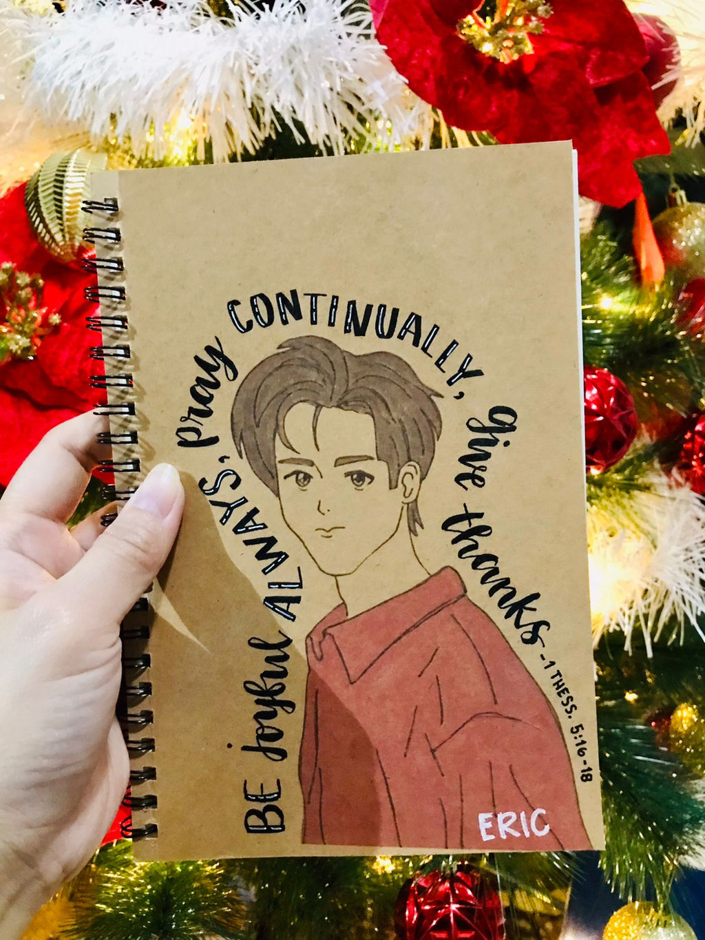 Customized A5 Notebook – Add Your Life Verse & Name (Handmade)