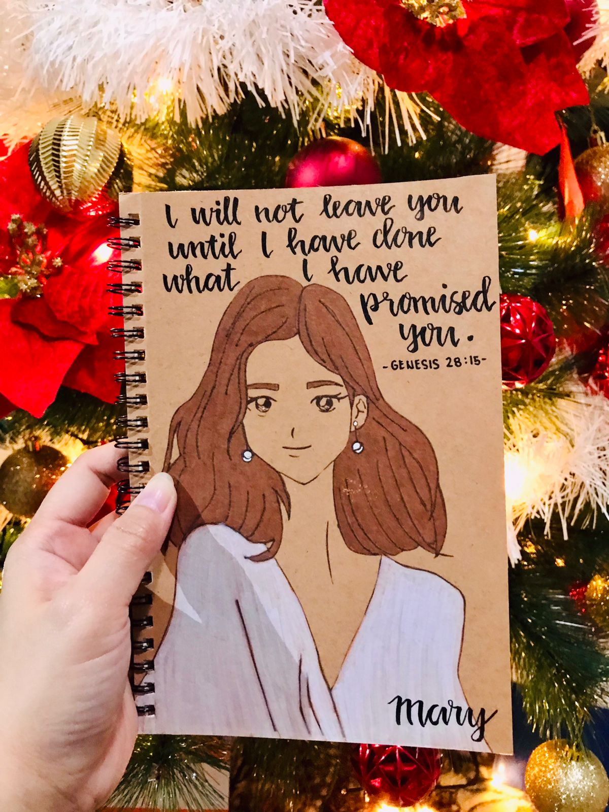 Customized A5 Notebook – Add Your Life Verse & Name (Handmade)